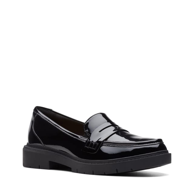 Clarks Clarks Women's Westlynn Ayla Black Patent Loafers, Slip Ons - 2