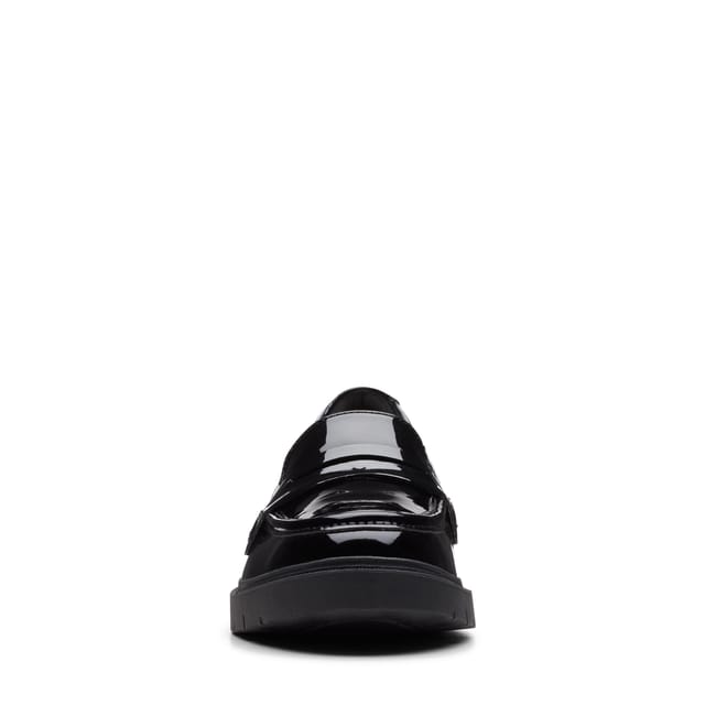 Clarks Clarks Women's Westlynn Ayla Black Patent Loafers, Slip Ons - 3