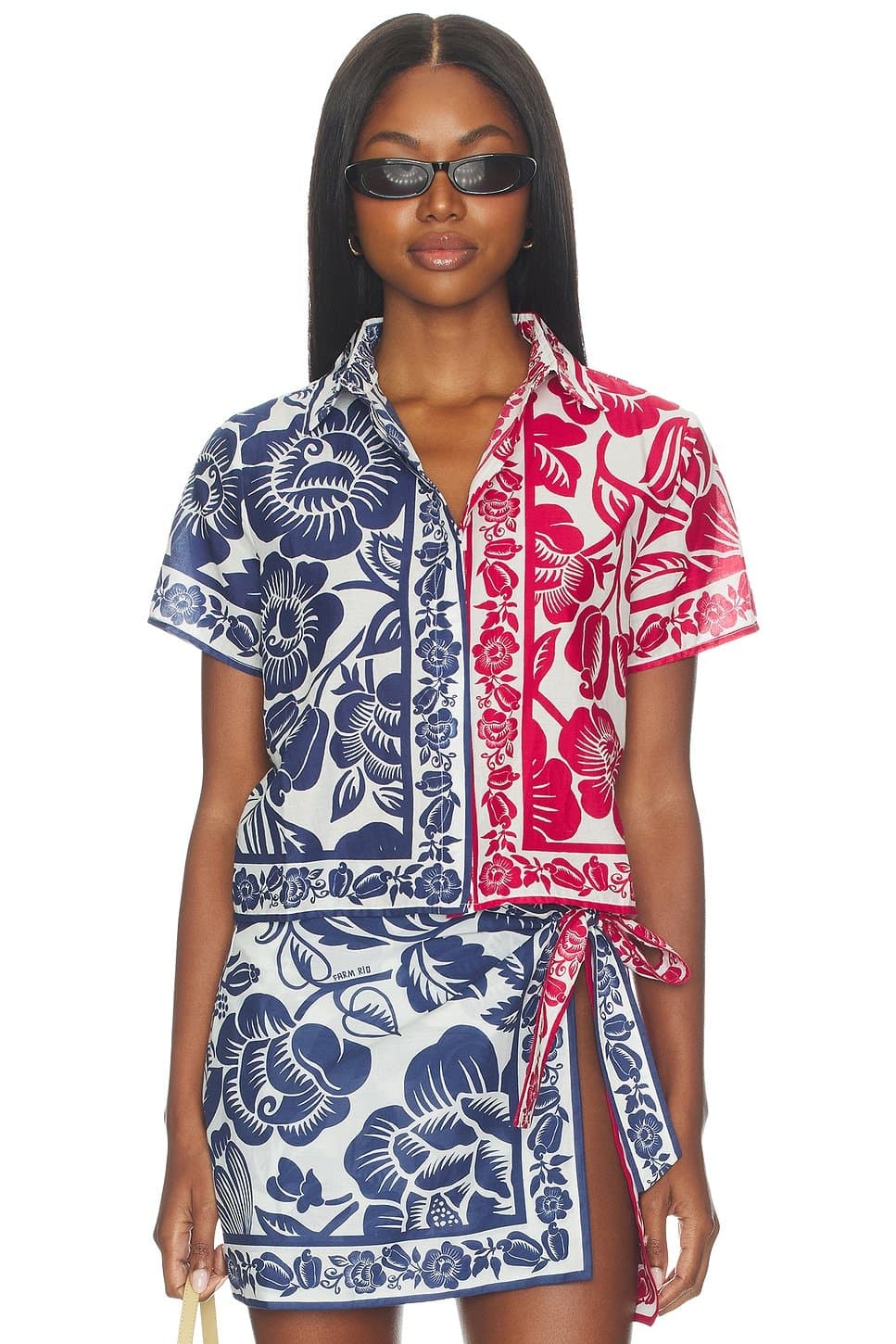 revolve Cashew And Birds Shirt