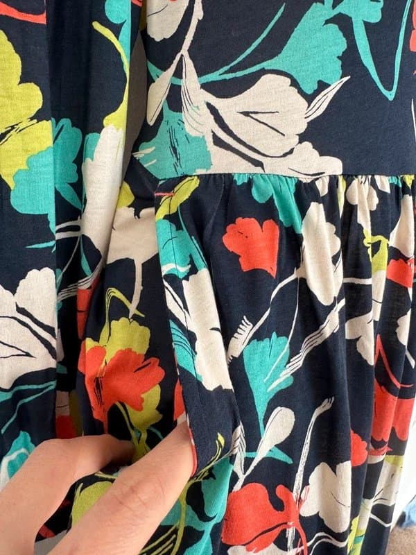 White Stuff NEW (shop floor) White stuff Leah Jersey Midi Dress With Pockets (RRP£69) UK 14