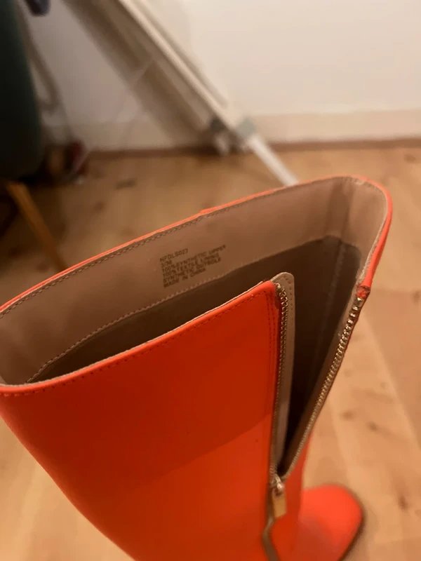 Never Fully Dressed Lovely ‘Never Fully Dressed’ orange boots - 1