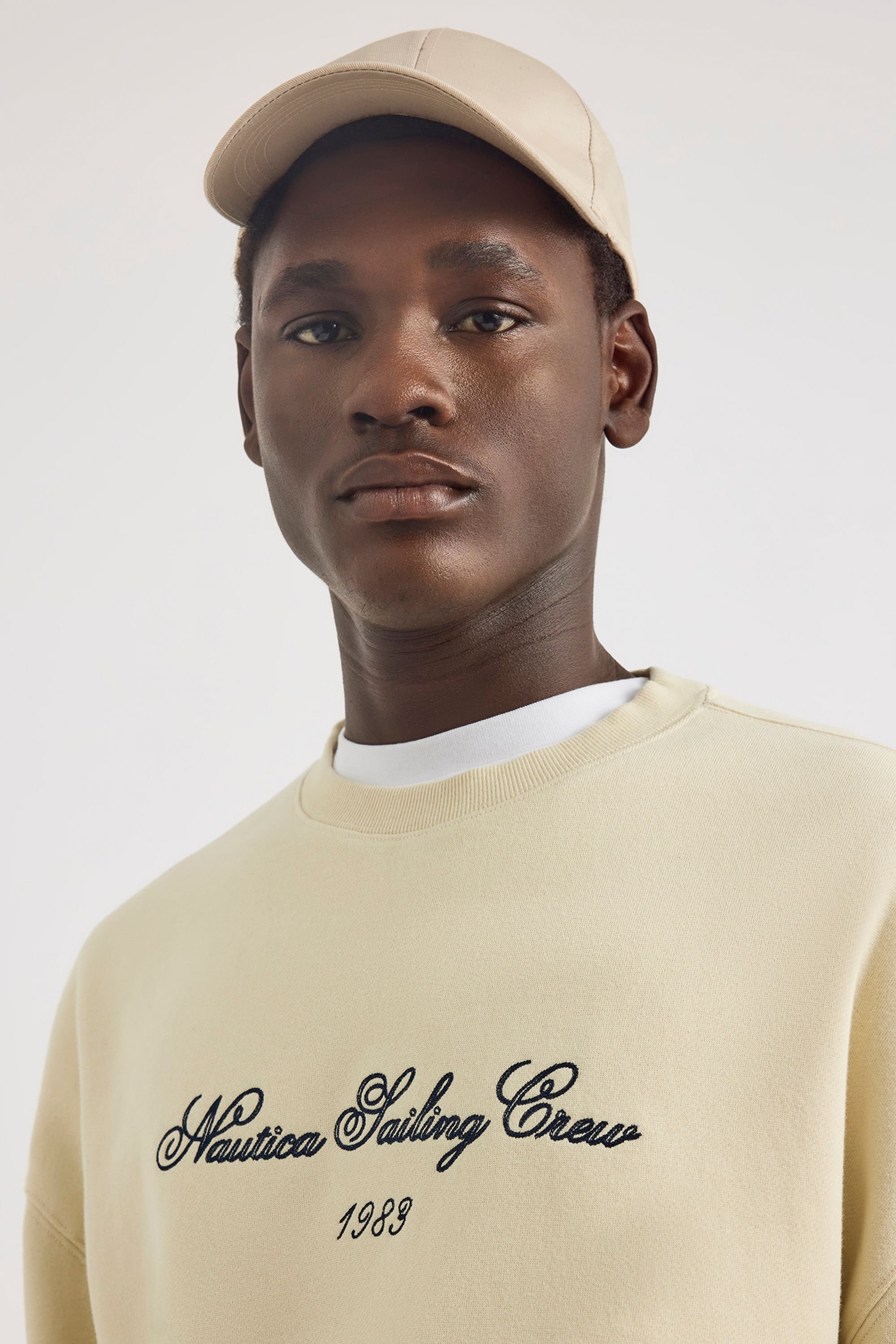 Nautica Nautica Men's Jenson Sweatshirt in Ivory - 3