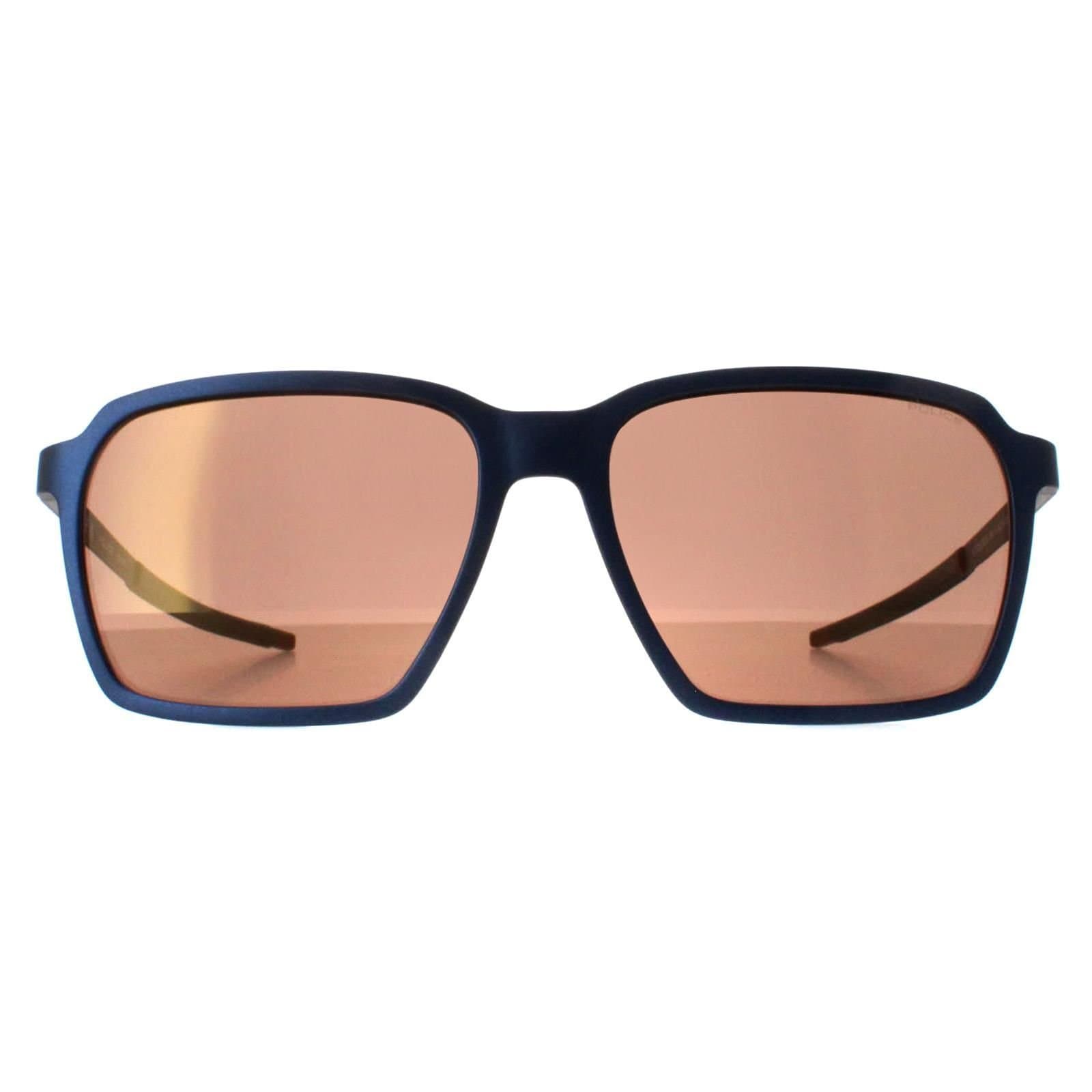 Police Police Men's Square Semi Matte Ruthenium Blue Brown Mirror Bronze SPLL16 Solstice 5