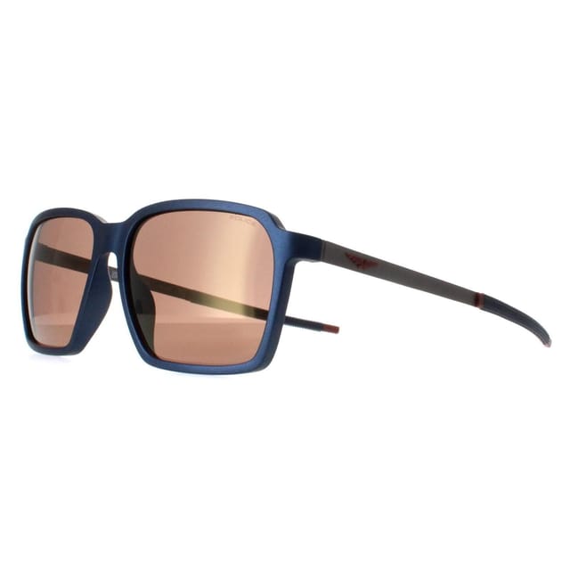 Police Police Men's Square Semi Matte Ruthenium Blue Brown Mirror Bronze SPLL16 Solstice 5 - 2