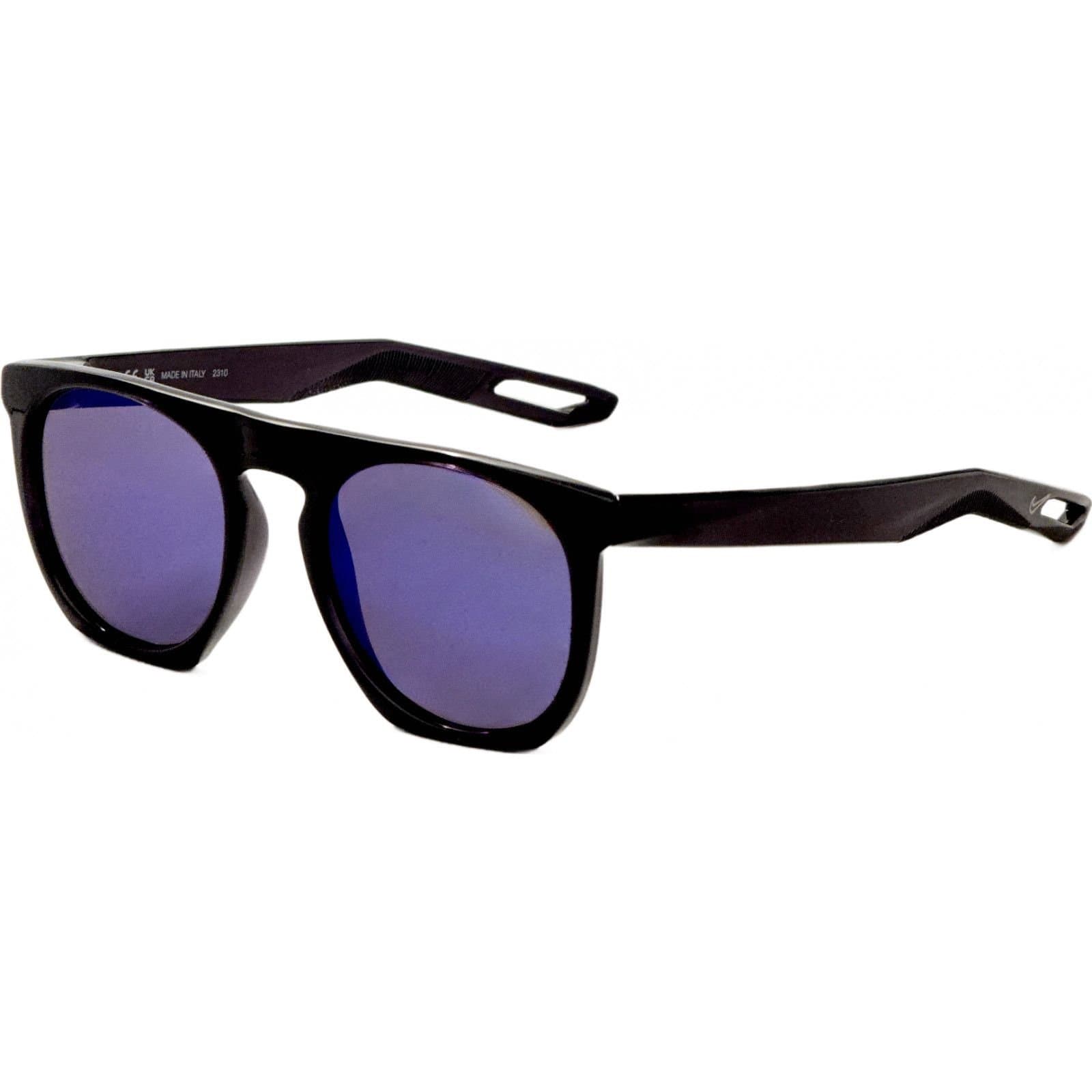 Nike Nike Men's DV2259-451-52 Flatspot Round/Oval Sunglasses in Black