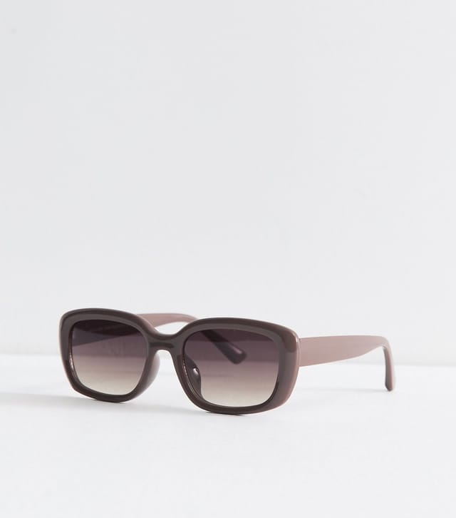 New Look Mink Rectangle Frame Sunglasses New Look - 2