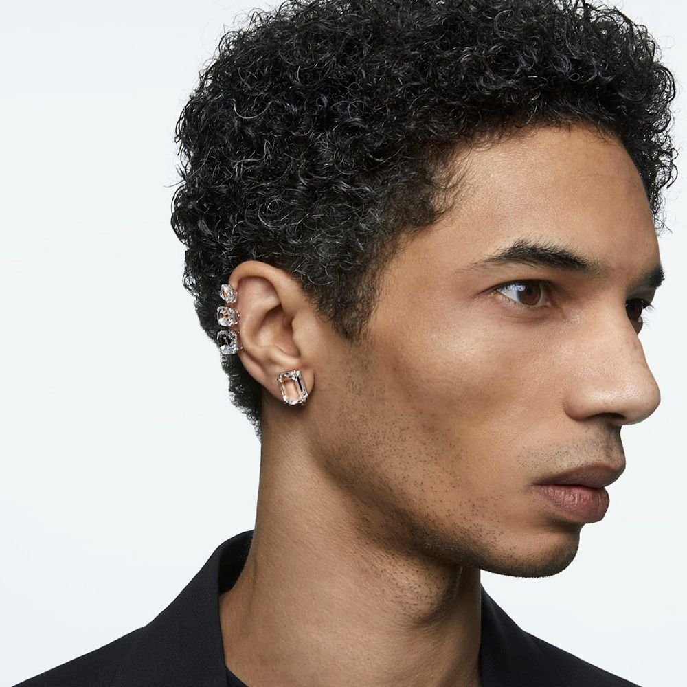 Swarovski Swarovski Women's Mesmera Crystal Clip-On Stud Earring 5600860 in Silver - 3