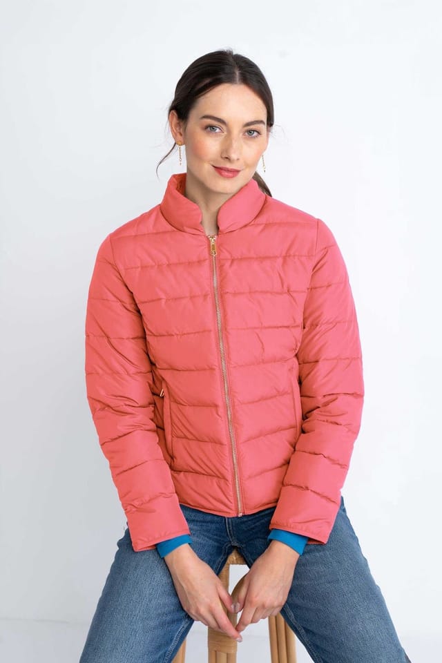 Kettlewell Kettlewell Women's Kaitlyn Quilted Jacket in Bright Pink - 3