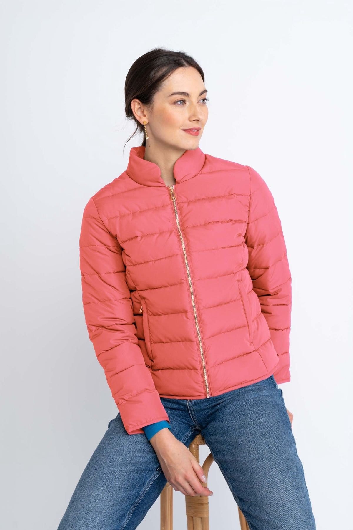 Kettlewell Kettlewell Women's Kaitlyn Quilted Jacket in Bright Pink - 4