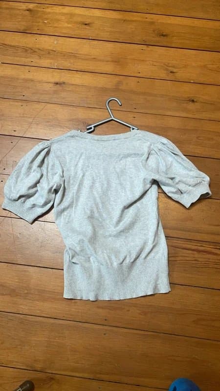 New Look Grey New Look Cropped Jumper UK Size 14