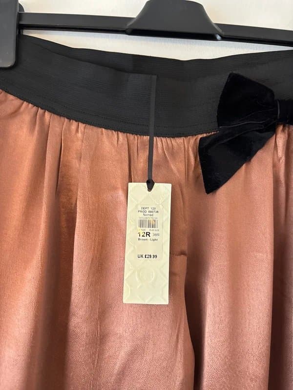 River Island River island new with tags size 12r satin brown trousers