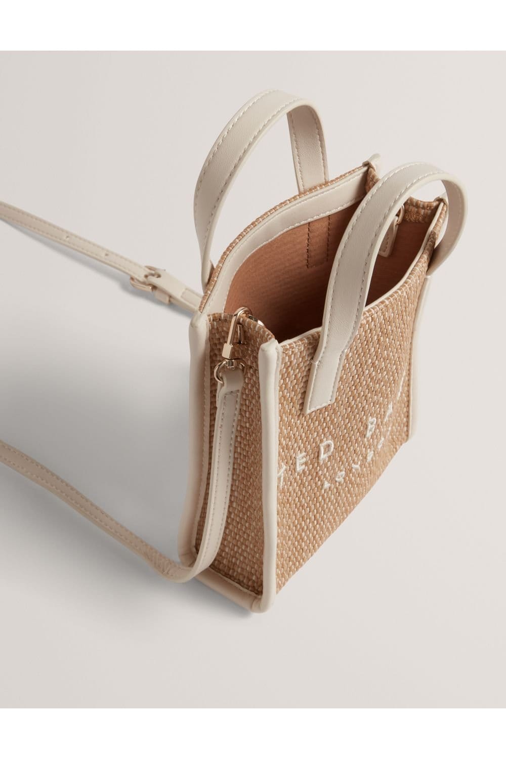 Ted Baker Ted Baker Women's Faux Raffia Mini Icon Bag Ivory - 4