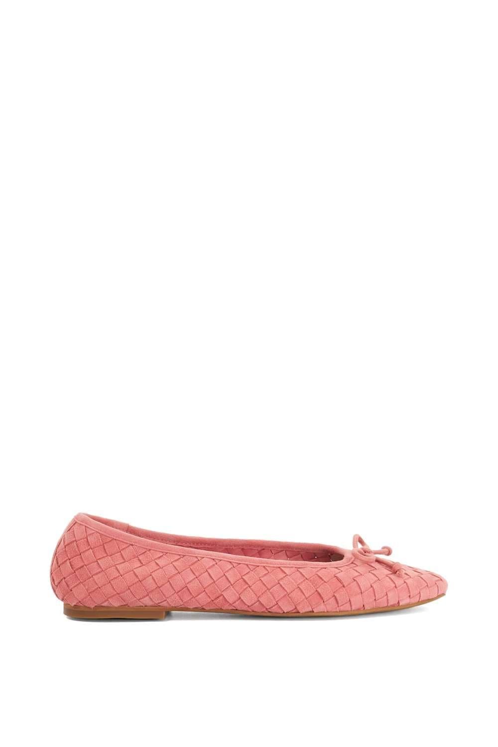 Dune London Dune London Women's 'Heat' Suede Ballet Pumps in Pink
