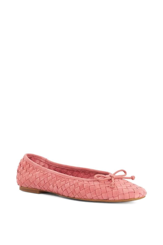 Dune London Dune London Women's 'Heat' Suede Ballet Pumps in Pink - 2
