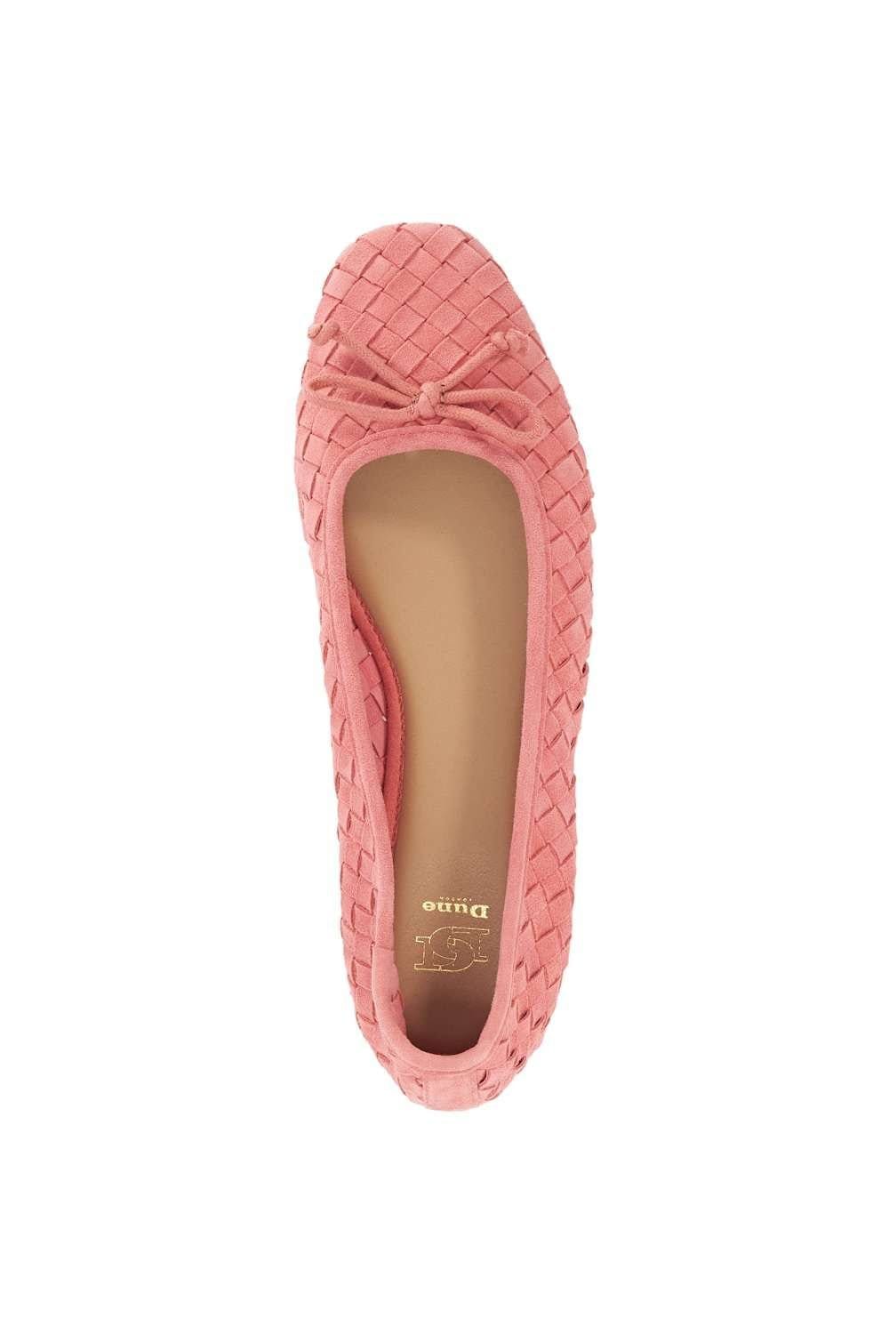 Dune London Dune London Women's 'Heat' Suede Ballet Pumps in Pink - 4