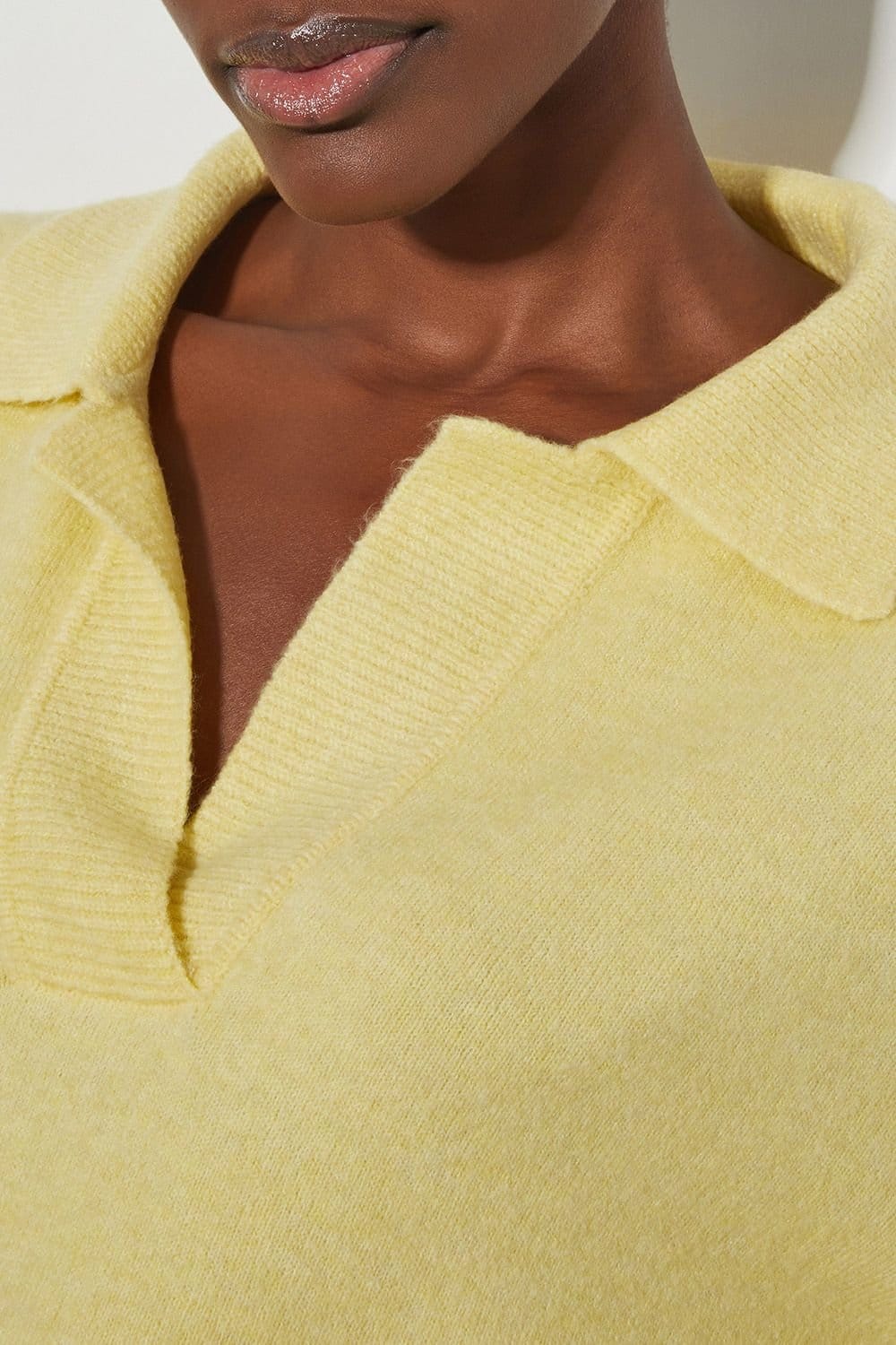 Monsoon Monsoon Women's Carla Collar Jumper Yellow - 4
