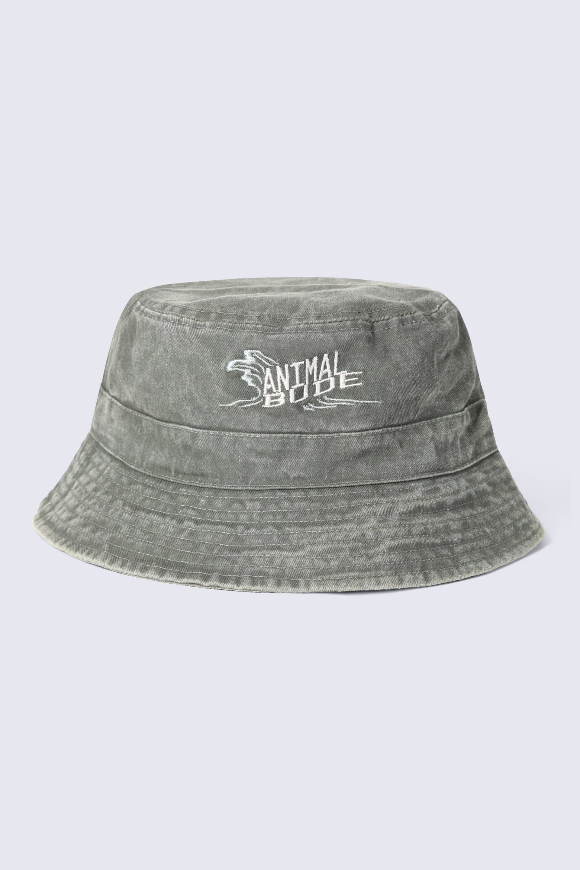 Animal Animal Men's Bude Lightweight Cotton Casual Beach Travel Outdoor Bucket Hat 60cm in Pale Green