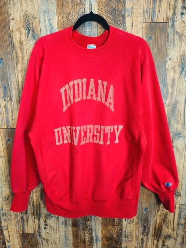 Champion Vintage Champion Reverse Weave Indiana University Sweatshirt – Made in USA – XL