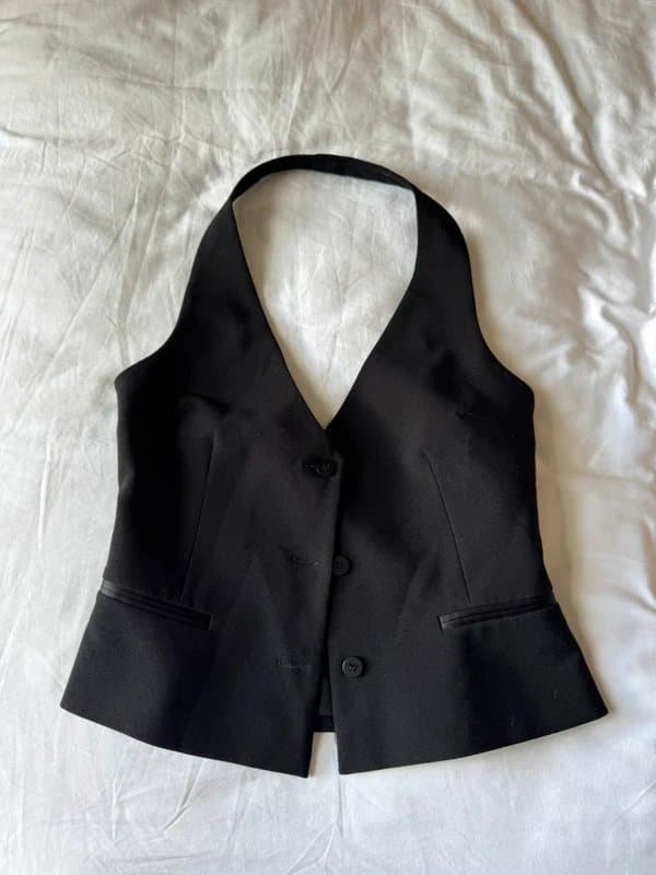 ASOS Halter neck waistcoat top UK 8