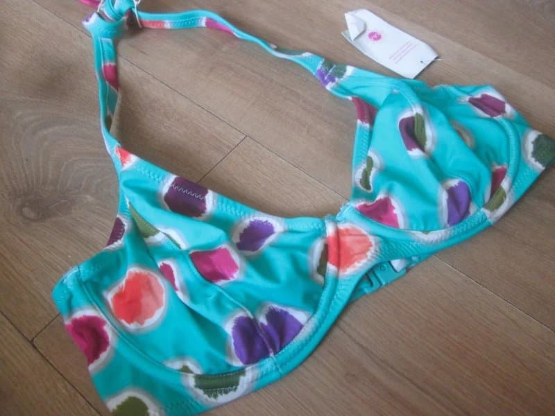 Bravissimo Bravissimo miss Mandalay size 36DD underwired no padding Halter bikini top Brand new with tags