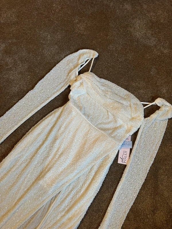 Oh Polly New white Oh Polly long dress, S / 36 / 8