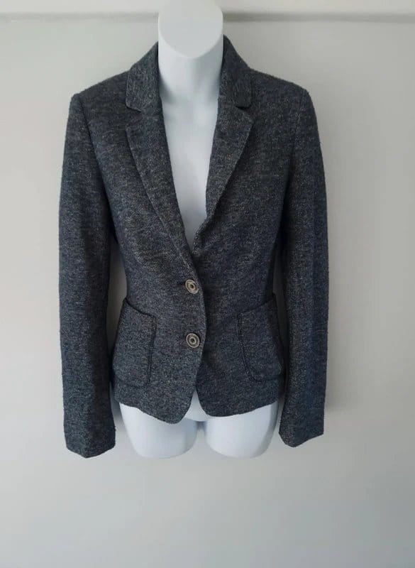 White Stuff White Stuff cotton tweed effect blazer UK size 8 - 1