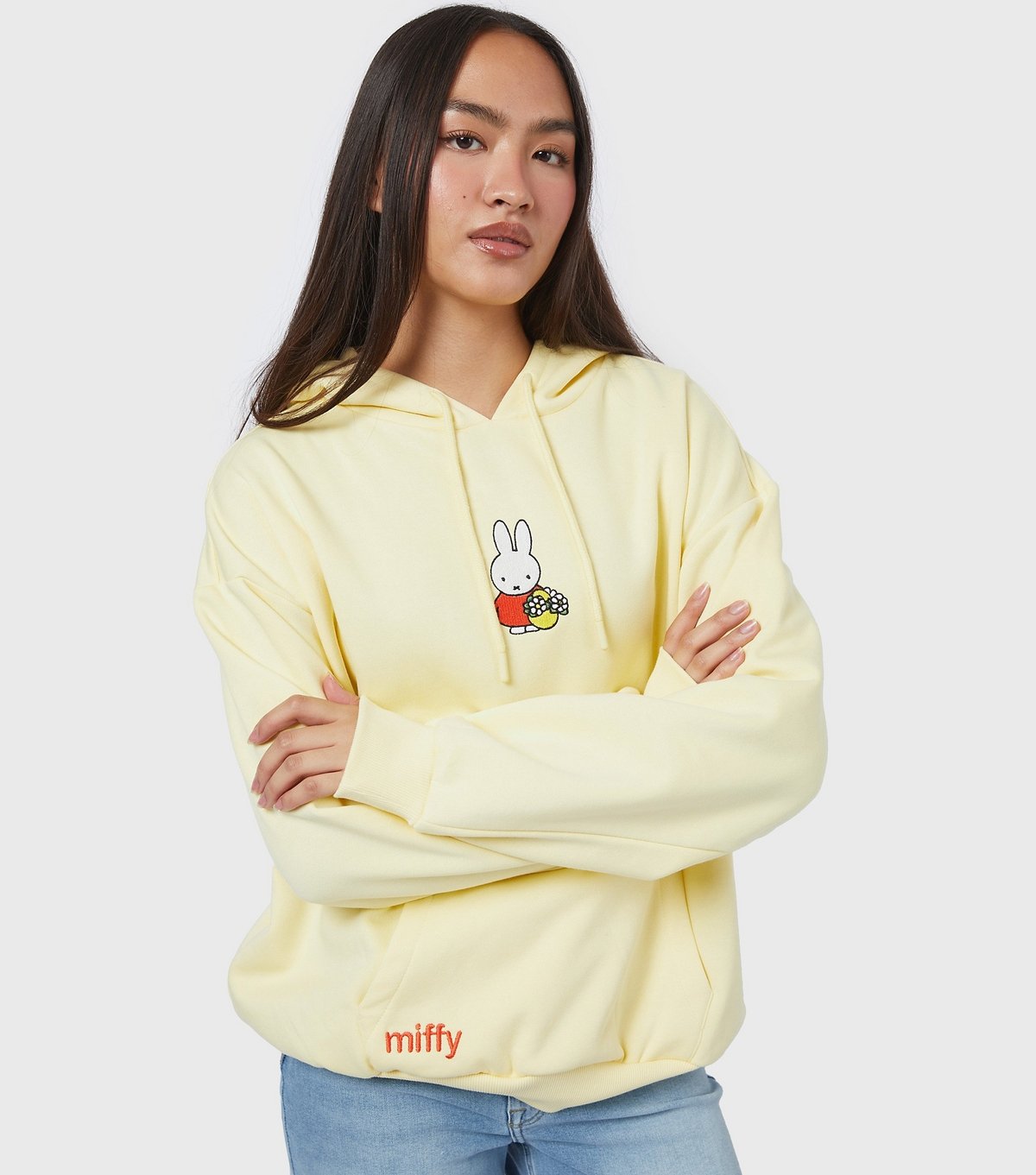 Skinnydip Women's Light Yellow Miffy Yellow Hoodie Skinnydip New Look - 2