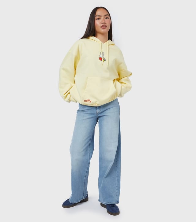 Skinnydip Women's Light Yellow Miffy Yellow Hoodie Skinnydip New Look - 2