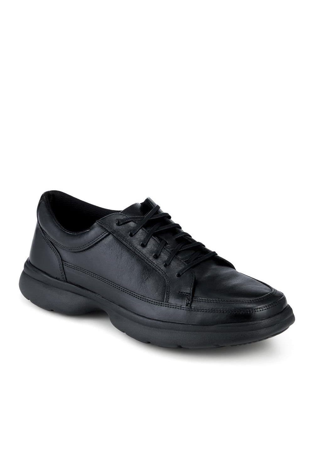 Pavers Pavers Men's Lightweight Cushioned Casual Laced Shoes in Black