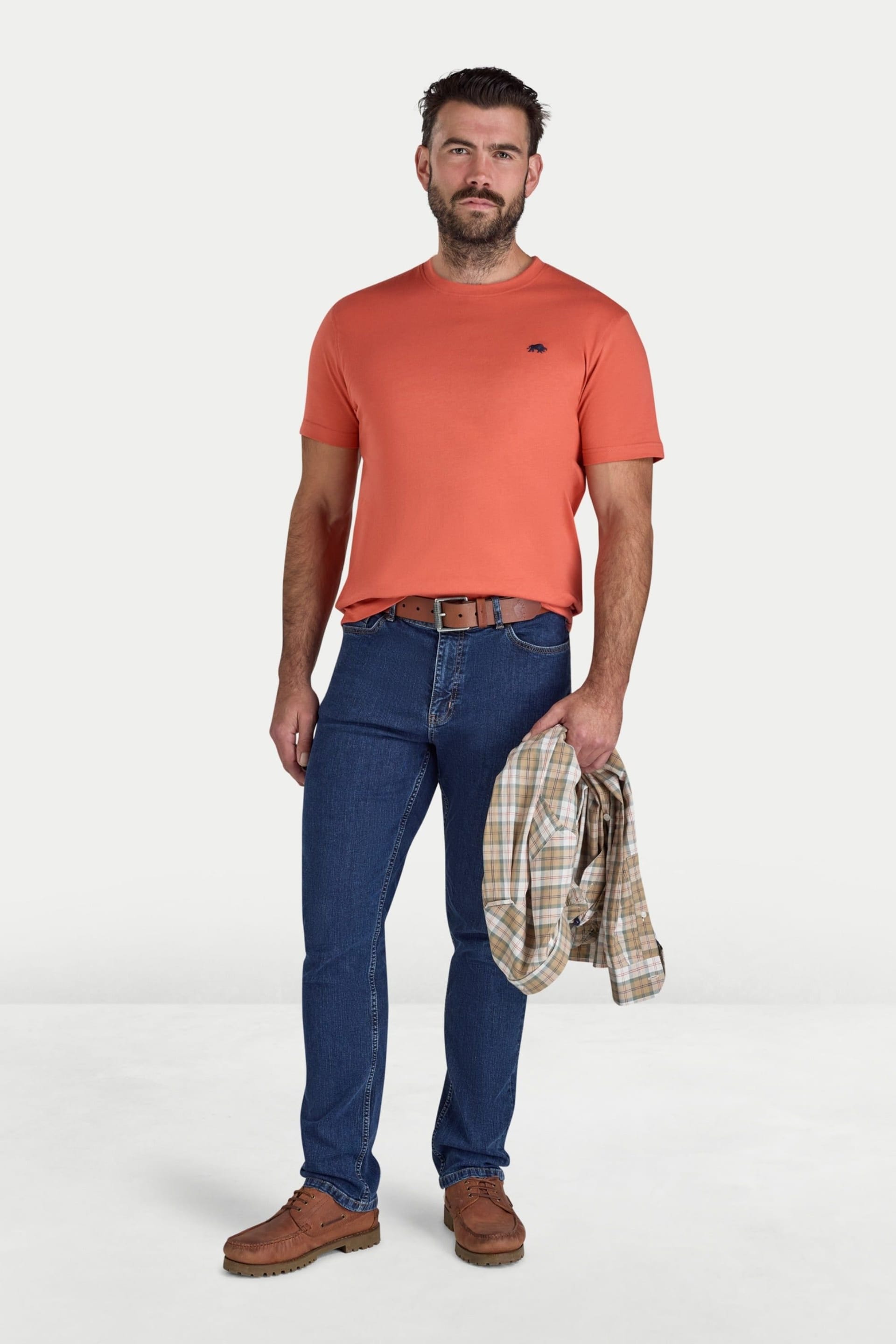 raging bull Raging Bull Men's Classic T-Shirt in Orange - 4