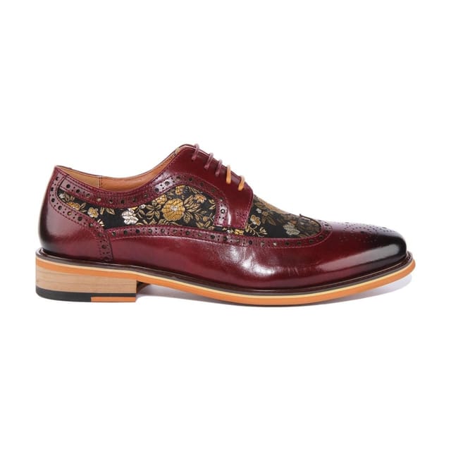 JUSTINREESS ENGLAND JUSTINREESS ENGLAND Men's 'Ross' Leather Shoes in Wine - 2