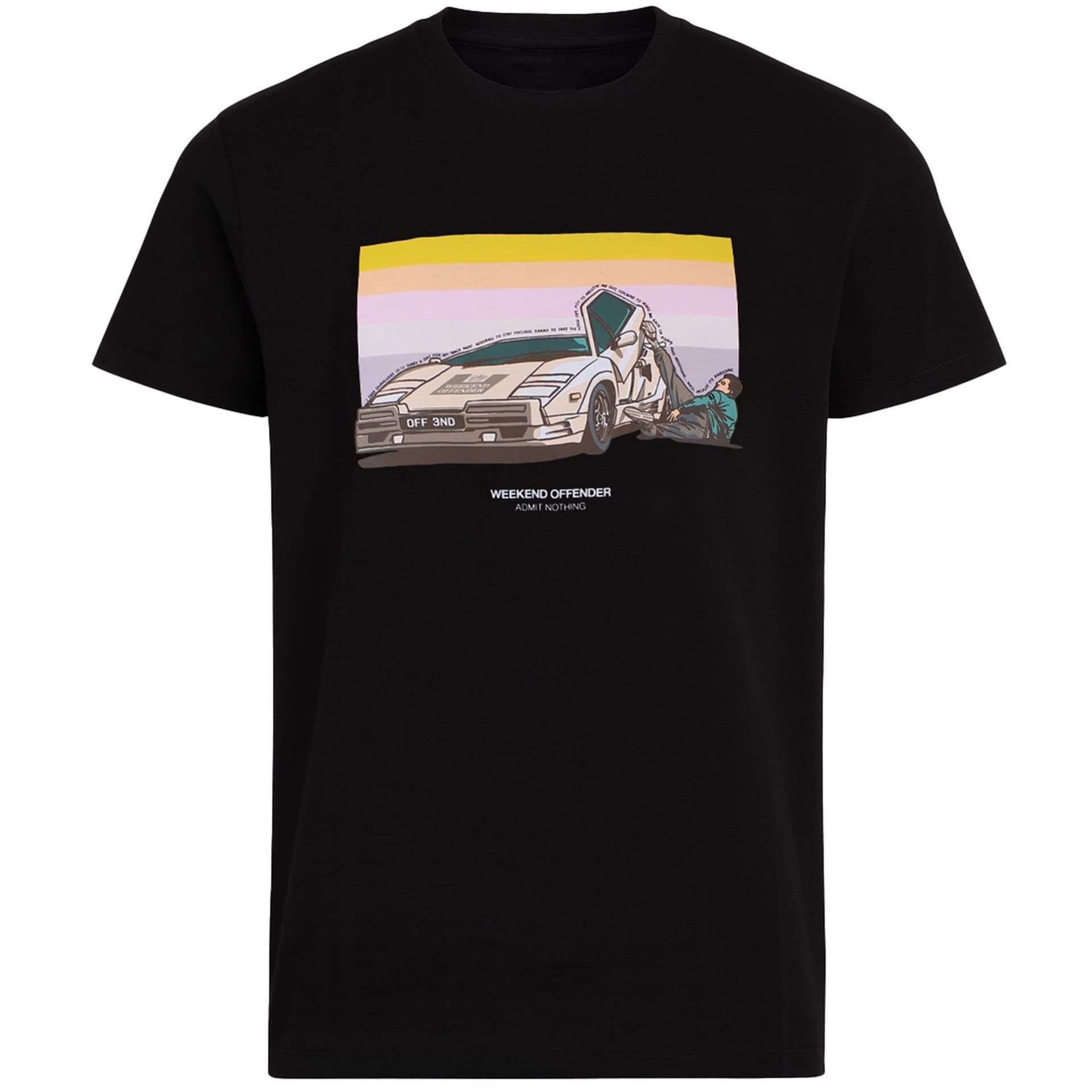 Weekend Offender Weekend Offender Men's Quaaludes Black T-Shirt