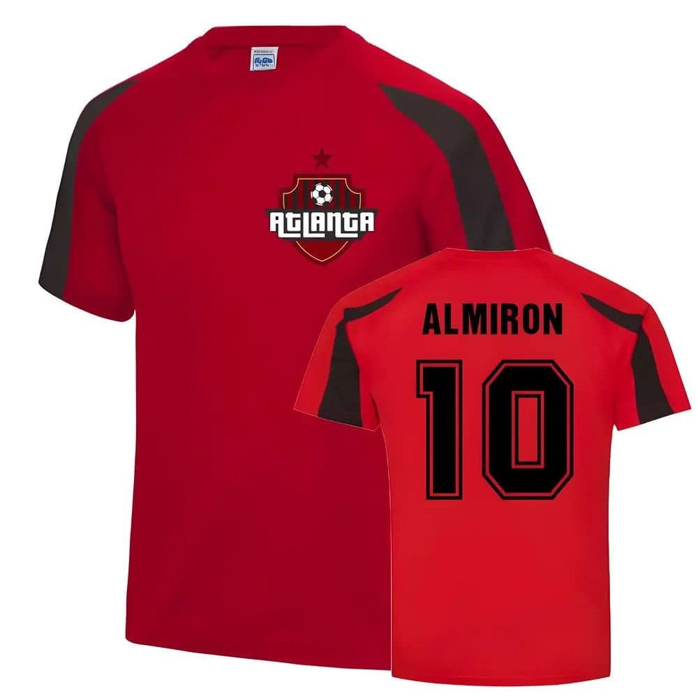 Atlanta United Atlanta United Men's Miguel Almiron Atlanta Sports Training Jersey in Red