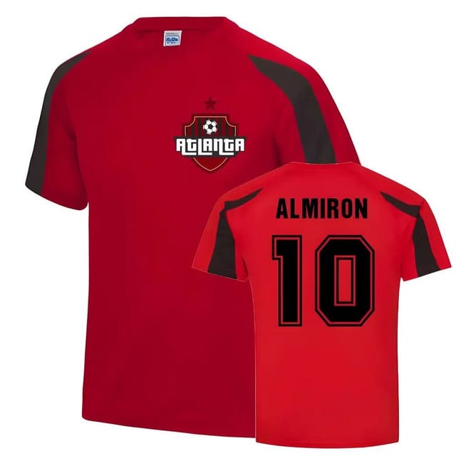 Atlanta United Atlanta United Men's Miguel Almiron Atlanta Sports Training Jersey in Red - 2