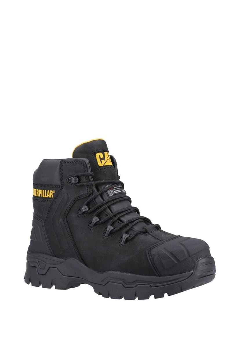 Caterpillar Caterpillar Men's Everett S3 WP Safety Boot in Black - 1