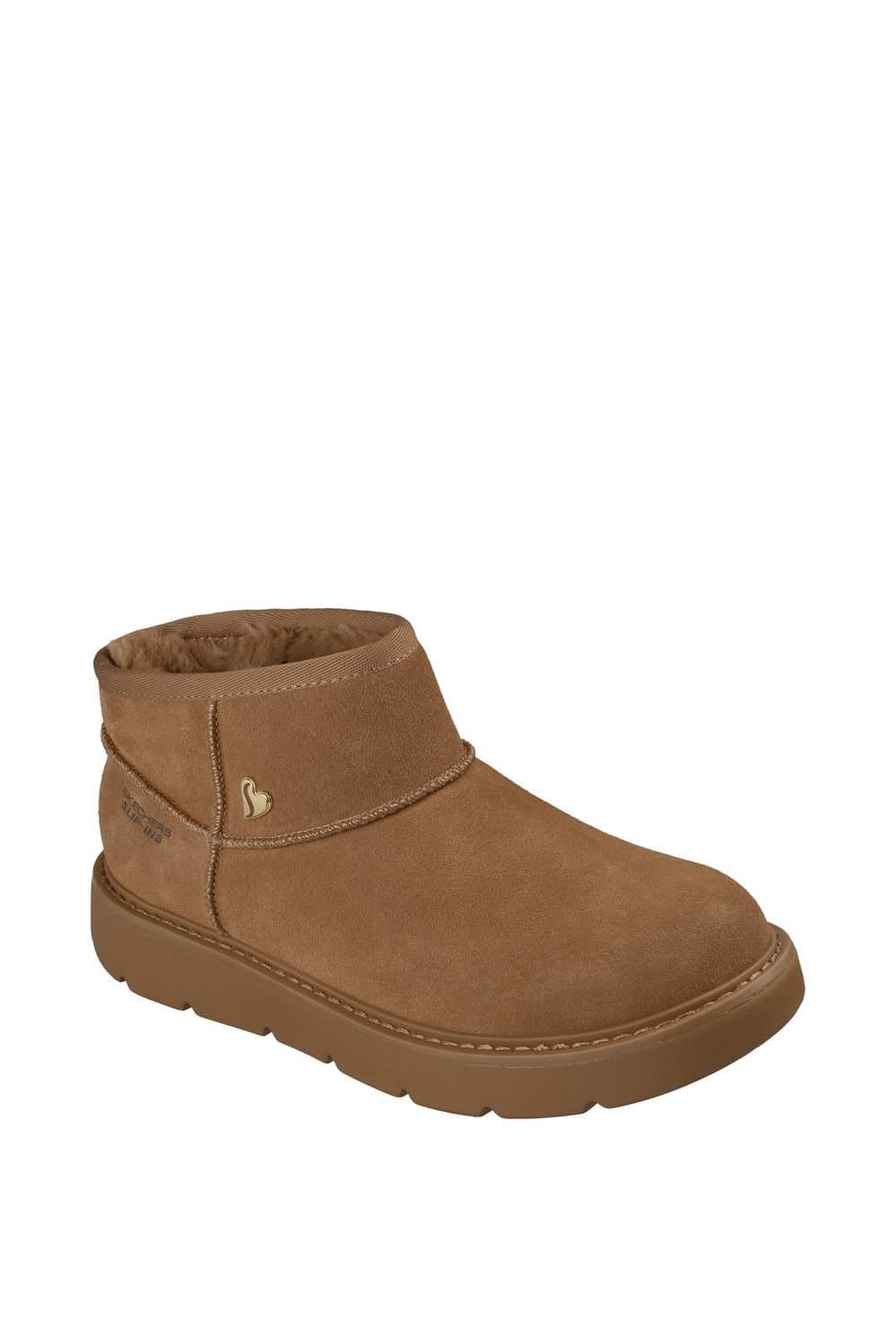 Skechers Skechers Women's Keepsakes Cozy Mini Ankle Boot in Brown