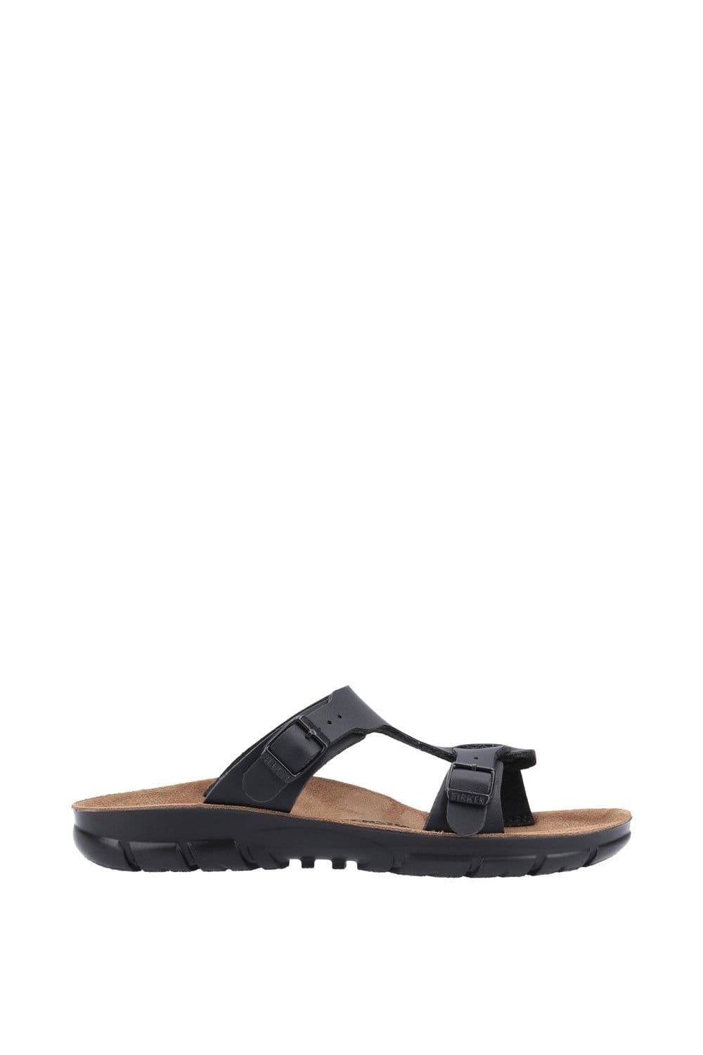 Birkenstock Occupational Birkenstock Occupational Women's 'Sofia' Leather Sandals in Black - 4