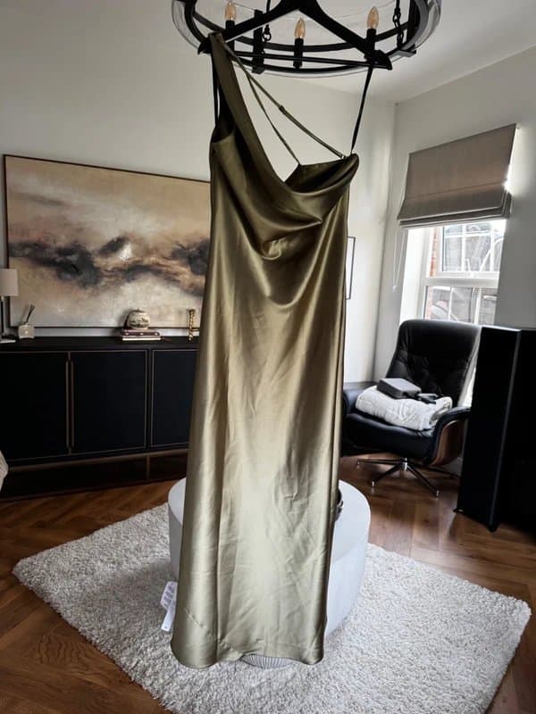 ASOS ASOS evening dress in gold, size 12