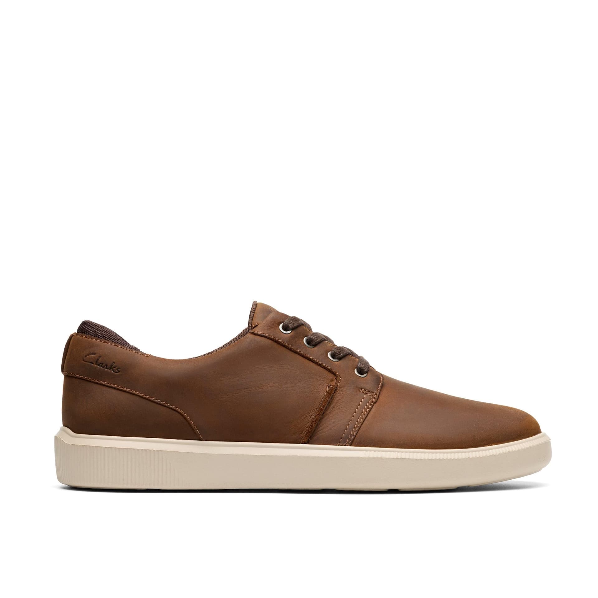 Clarks Clarks Men's Brodin Seam Beeswax Trainers in Brown