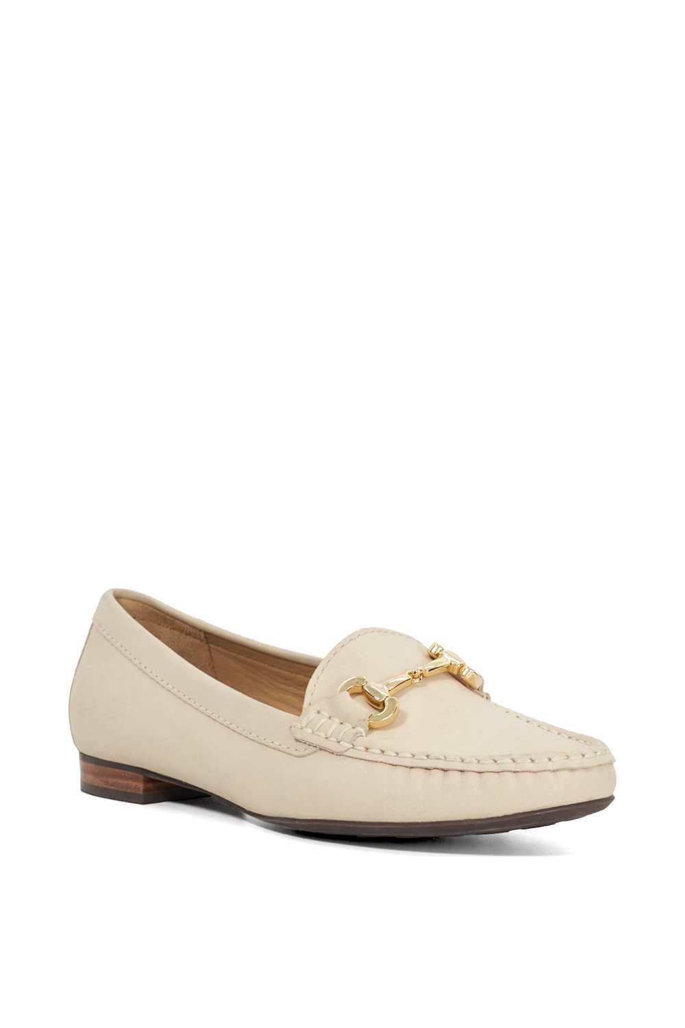 Dune London Dune London Women's 'Glenniee' Leather Loafers in Natural - 2