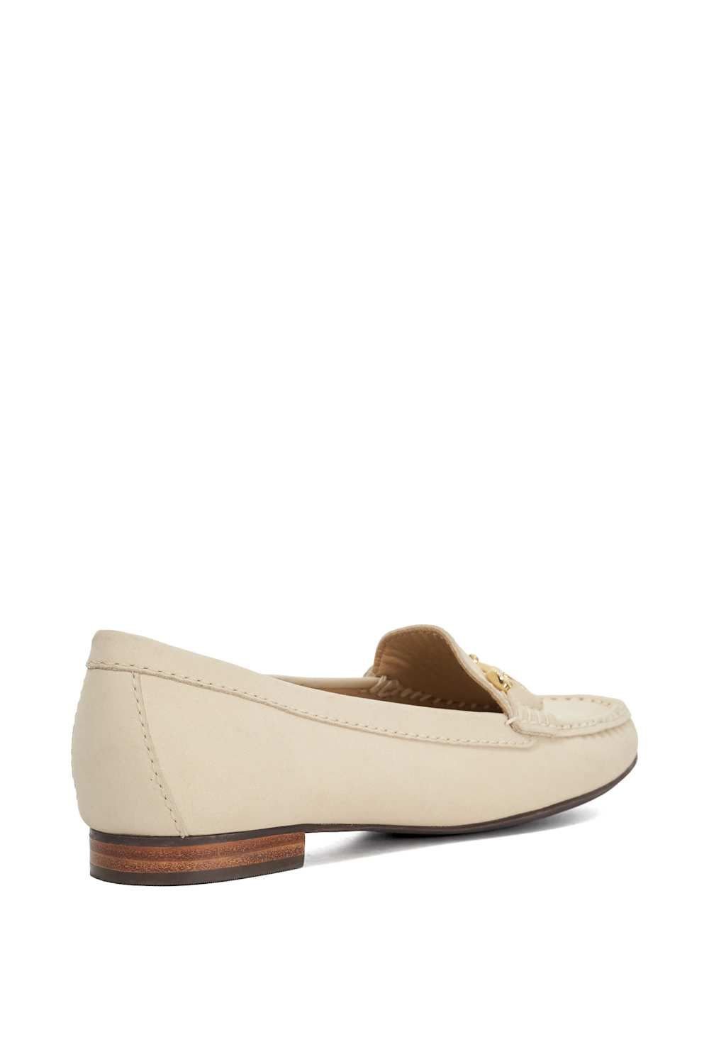 Dune London Dune London Women's 'Glenniee' Leather Loafers in Natural - 3
