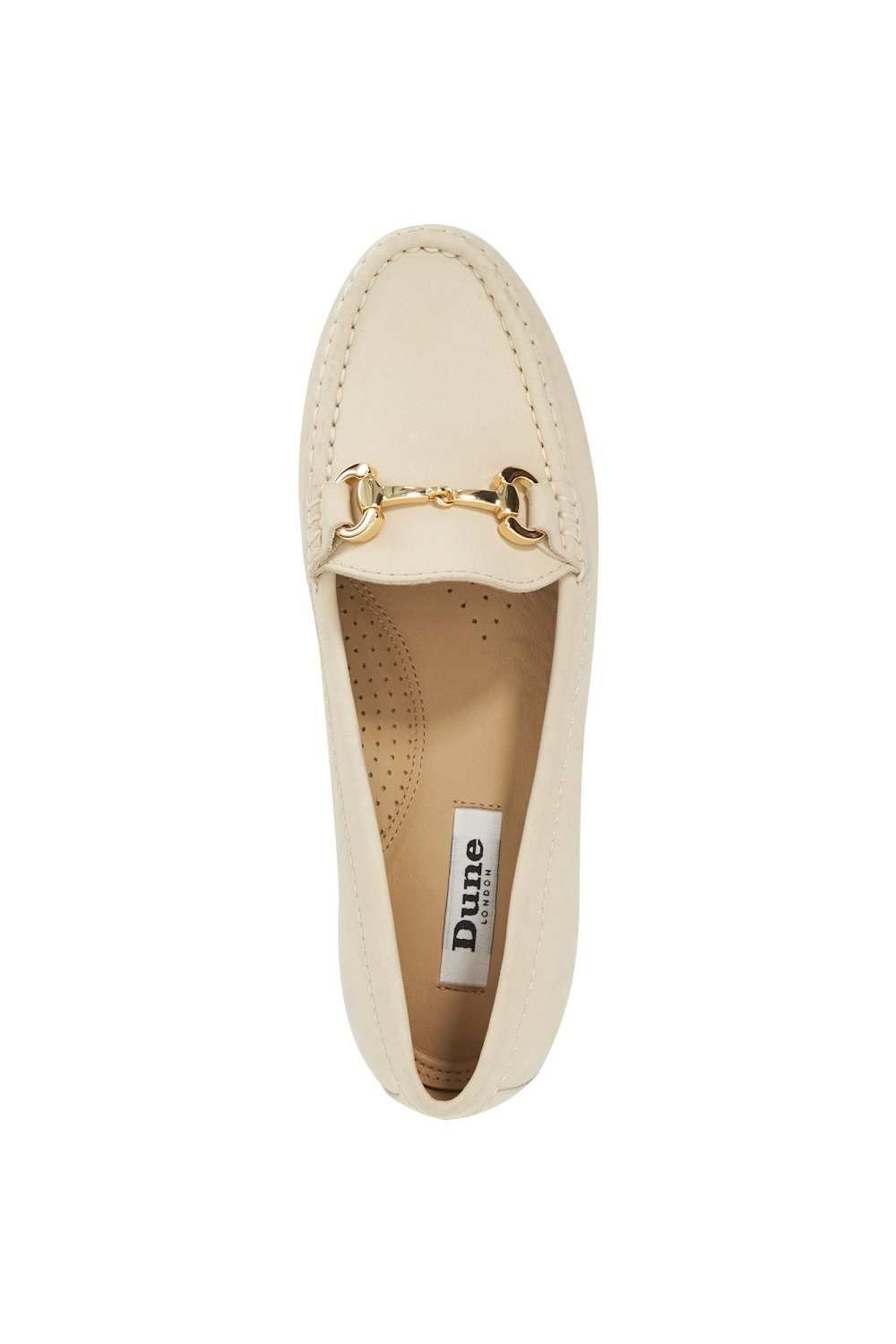 Dune London Dune London Women's 'Glenniee' Leather Loafers in Natural - 4