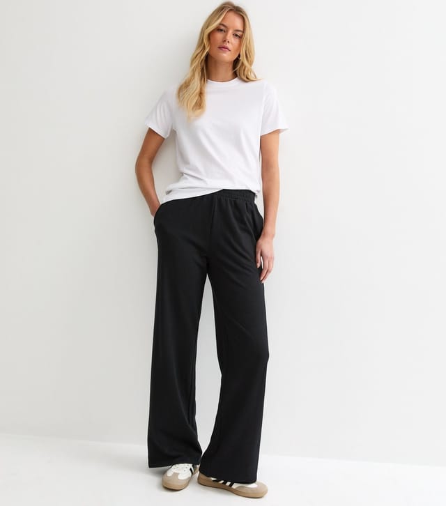 New Look Women's Tall Black Wide Leg Joggers New Look - 3