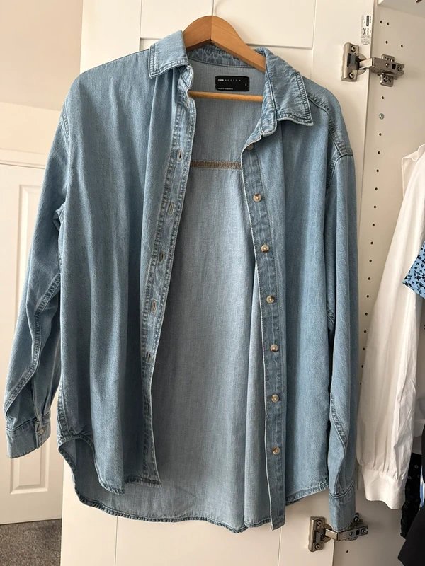 ASOS Asos over sized denim shirt size XS - 1