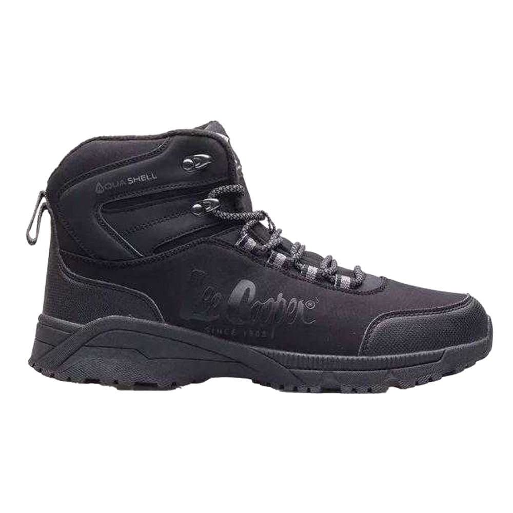 Lee Cooper Lee Cooper Men's logical Leather Hiking Boots in Black