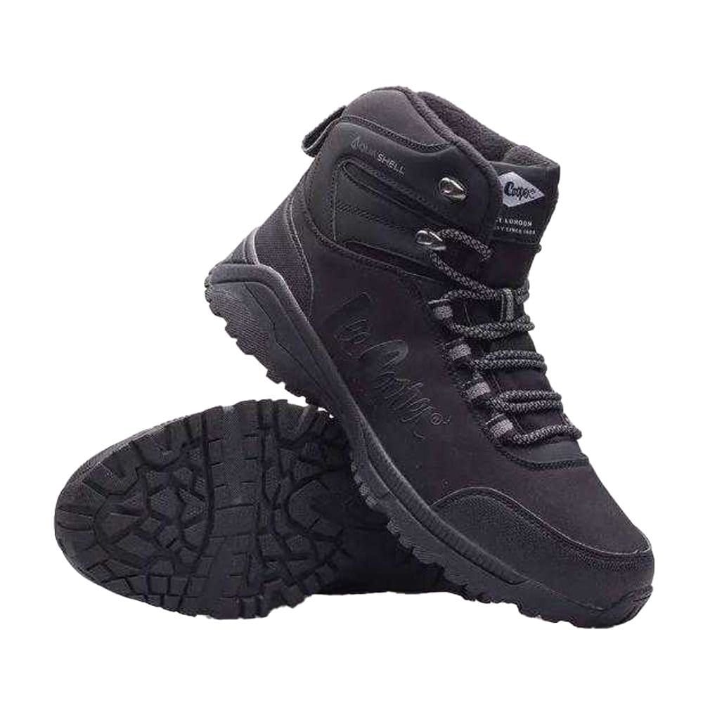 Lee Cooper Lee Cooper Men's logical Leather Hiking Boots in Black - 4