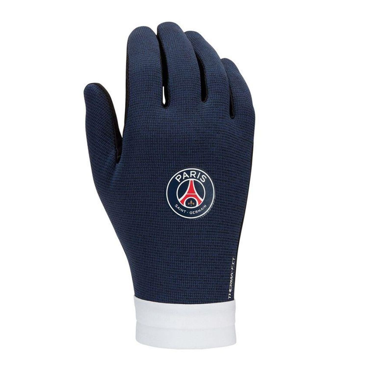 Nike Nike Men's Academy Therma-Fit Paris Saint Germain FC Gloves in Navy - 4