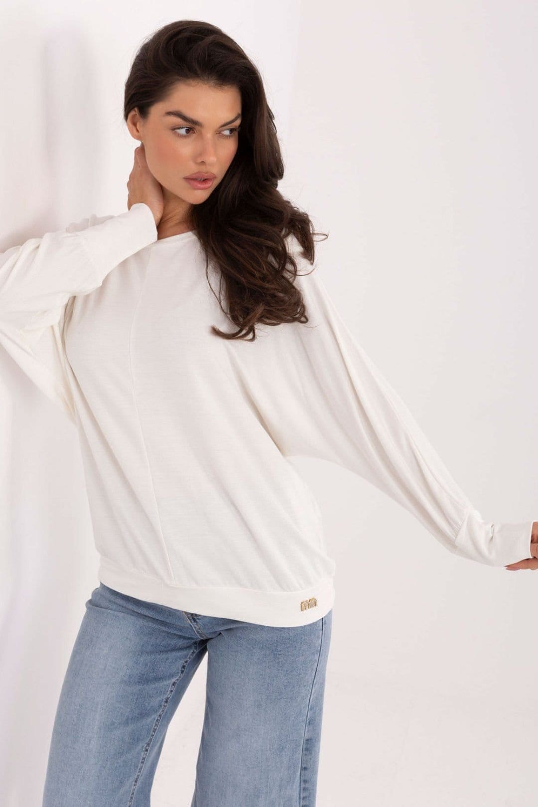 Love Lace Cream Micro Modal Casual Blouse