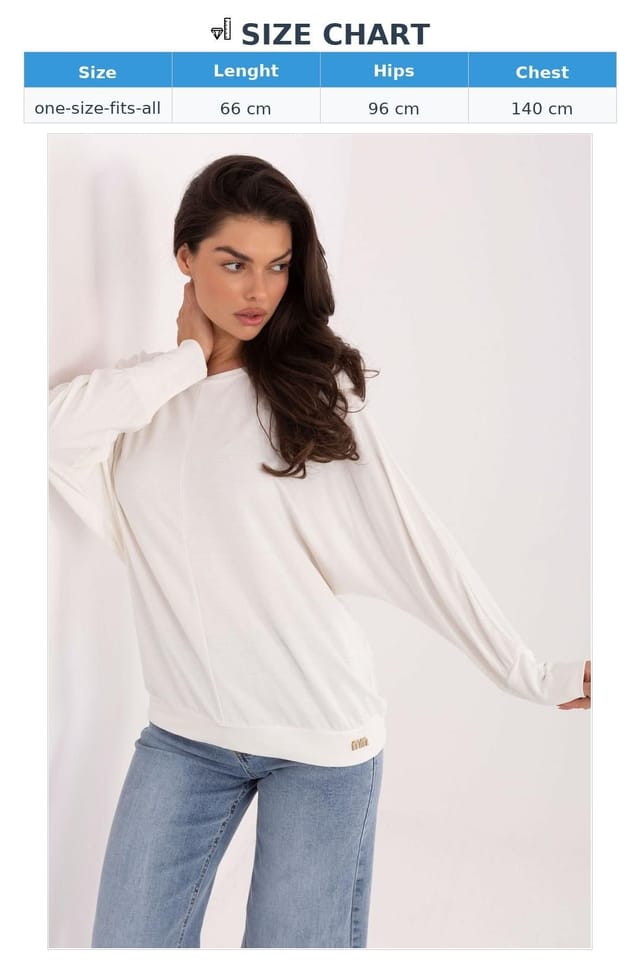 Love Lace Love Lace Women's Micro Modal Casual Blouse Round Neck in Cream - 3