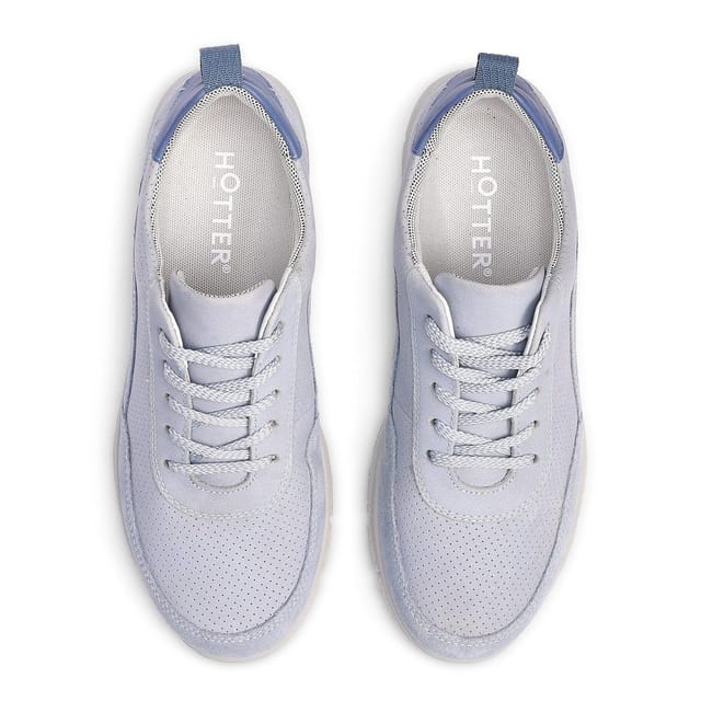 Hotter Hotter Women's Wide Fit 'Gravity II' Active Shoes in Pale Blue - 3